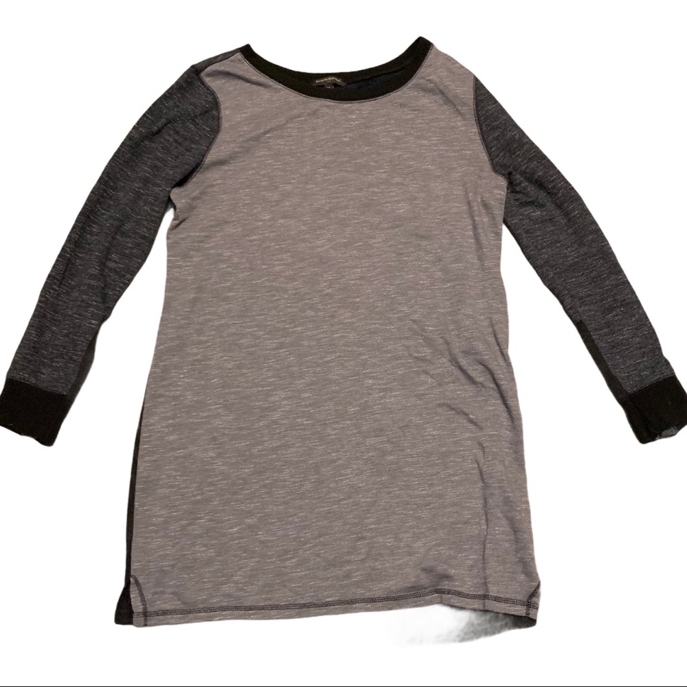 Banana Republic Gray Boatneck Shirt Mens XL